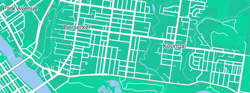 Map showing the location of CQU Berserker Football Club in Berserker, QLD 4701