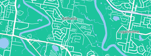 Map showing the location of Quality Fencing in Bethania, QLD 4205