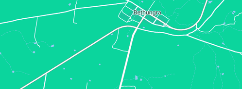 Map showing the location of Bethungra Local Area Command in Bethungra, NSW 2590