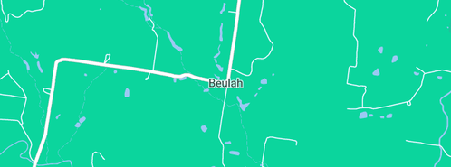 Map showing the location of Blaze Trail Rides in Beulah, TAS 7306