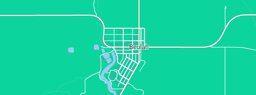 Map showing the location of George Tank Service in Beulah, VIC 3395