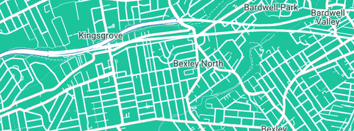 Map showing the location of Mark Franco Design in Bexley North, NSW 2207