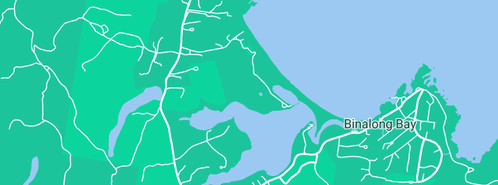 Map showing the location of Bay of Fires Graphics in Binalong Bay, TAS 7216