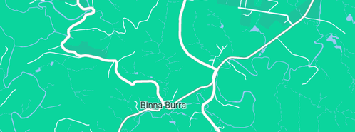 Map showing the location of SummerHills Retreat Byron Bay in Binna Burra, NSW 2479