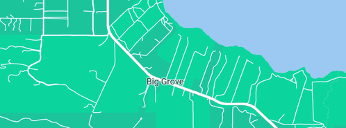 Map showing the location of Grove Park Golf Links in Big Grove, WA 6330