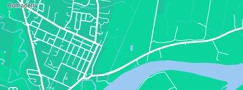 Map showing the location of Powerbuild Constructions in Bomaderry, NSW 2541