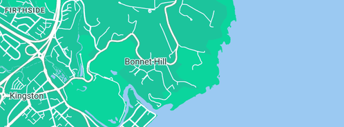 Map showing the location of Southern Painting in Bonnet Hill, TAS 7053