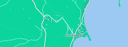 Map showing the location of Littles Bus Service in Boomer Bay, TAS 7177