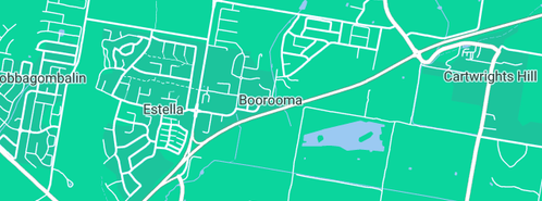 Map showing the location of World Shimjang Taekwondo Academy in Boorooma, NSW 2650