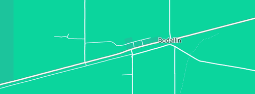Map showing the location of Bodallin Primary School in Bodallin, WA 6424