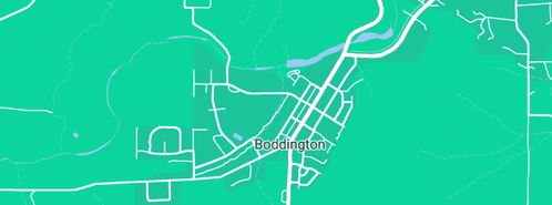 Map showing the location of Boddington Riding Club in Boddington, WA 6390