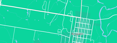 Map showing the location of Boggabri Police Station in Boggabri, NSW 2382