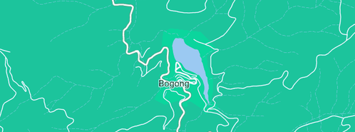 Map showing the location of Bogong Alpine Village in Bogong, VIC 3699