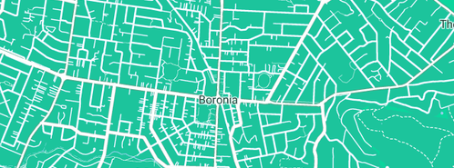 Map showing the location of Dorset Square in Boronia, VIC 3155
