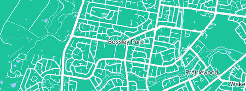 Map showing the location of World Shakers in Bossley Park, NSW 2176