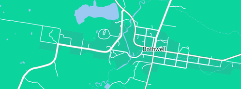 Map showing the location of Australia Post - Bothwell LPO in Bothwell, TAS 7030
