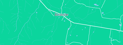 Map showing the location of LVL Constructions in Botobolar, NSW 2850