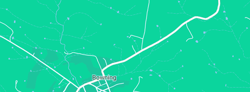 Map showing the location of A Upright Fencing in Bowning, NSW 2582