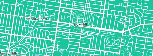 Map showing the location of Associated Business Communications in Box Hill Central, VIC 3128