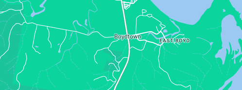Map showing the location of All Sands & Gravel Pty Ltd in Boydtown, NSW 2551