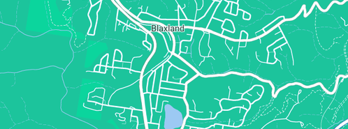 Map showing the location of Australian Tree Consultants Pty Ltd in Blaxland, NSW 2774