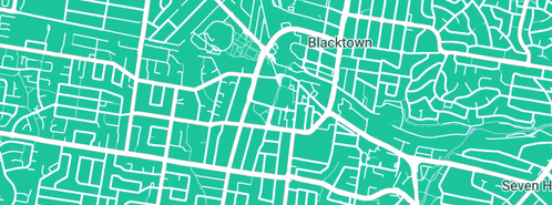 Map showing the location of Lone Star Rib House Blacktown in Blacktown, NSW 2148