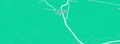 Map showing the location of SkyeCreation's PTY LTD in Blackville, NSW 2343