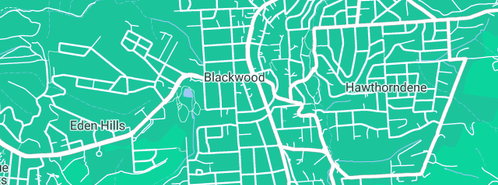 Map showing the location of Allessandro Maandini's Ryokan in Blackwood, SA 5051