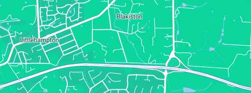 Map showing the location of Mostly Air in Blakiston, SA 5250