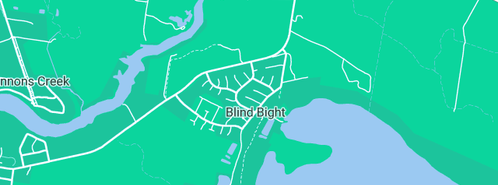 Map showing the location of The Blind Bight General Store in Blind Bight, VIC 3980