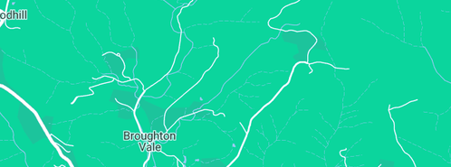 Map showing the location of Foxwood in Broughton Vale, NSW 2535