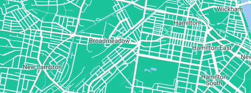 Map showing the location of Idl Internet in Broadmeadow, NSW 2292
