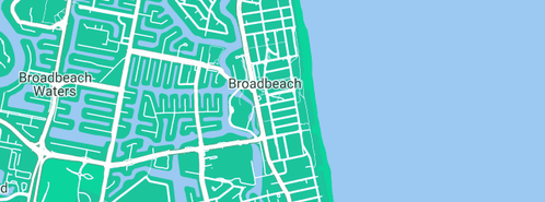 Map showing the location of BoatBuy in Broadbeach, QLD 4218