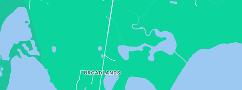 Map showing the location of Bairnsdale Tree Services Pty Ltd in Broadlands, VIC 3875