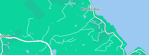 Map showing the location of Southern Wilderness Eco Adventure Tours in Brooks Bay, TAS 7116
