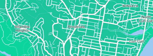 Map showing the location of Car Buyers Northern Beaches in Brookvale, NSW 2100