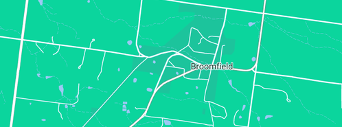 Map showing the location of Quick Connect in Broomfield, VIC 3364