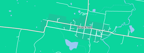 Map showing the location of Elite Agencies in Bracknell, TAS 7302