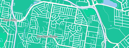 Map showing the location of Jabiru Community College in Bracken Ridge, QLD 4017
