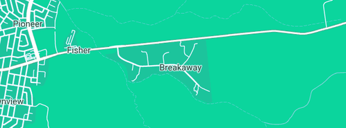 Map showing the location of Mount Isa Weather Radar in Breakaway, QLD 4825