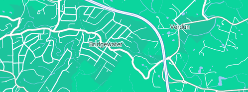 Map showing the location of Bridgewater Tree Service in Bridgewater, SA 5155