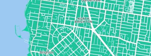 Map showing the location of Robert Lane Honda Pty Ltd in Brighton North, VIC 3186