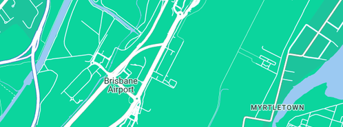 Map showing the location of Travelex ATM in Brisbane Airport, QLD 4008