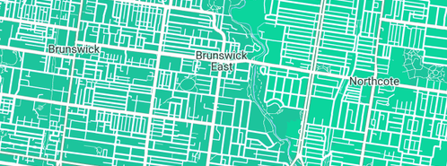 Map showing the location of Bloom Fabrics Pty Ltd in Brunswick East, VIC 3057