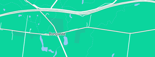 Map showing the location of Glowin' Firewood in Bungaree, VIC 3352