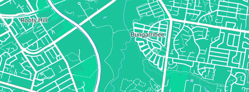 Map showing the location of Crossweave in Bungarribee, NSW 2767
