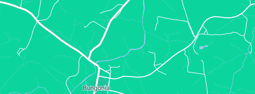 Map showing the location of Bungonia Community Hall in Bungonia, NSW 2580