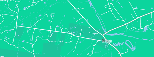 Map showing the location of Bulga Bridge Cafe in Bulga, NSW 2330