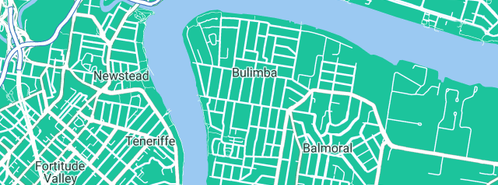 Map showing the location of Metro Printing in Bulimba, QLD 4171