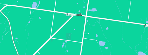 Map showing the location of Wade A R in Bullarook, VIC 3352